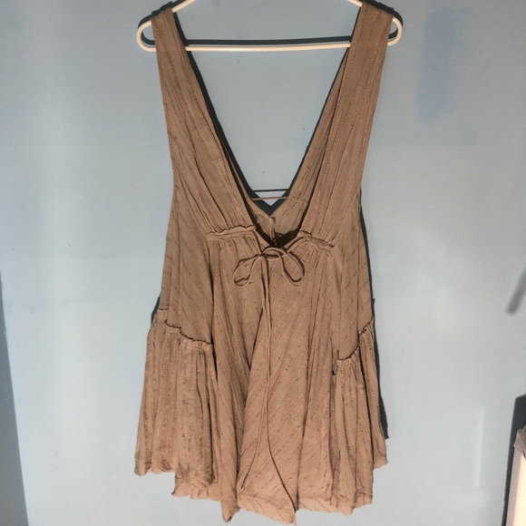 SOLD Free People tunic dress (tan) - Picture 4 of 8